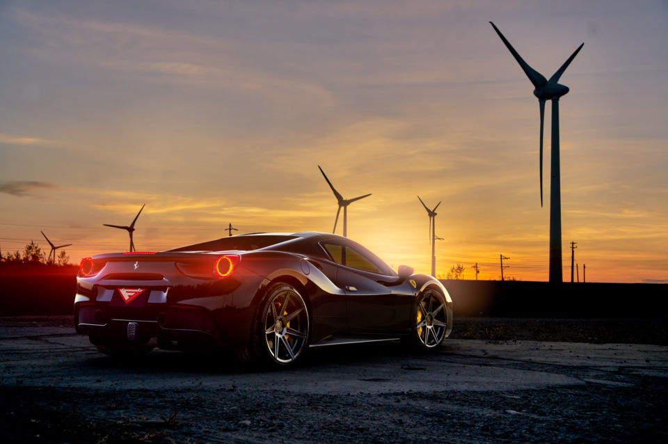  ferrari gtb fr matte black of 