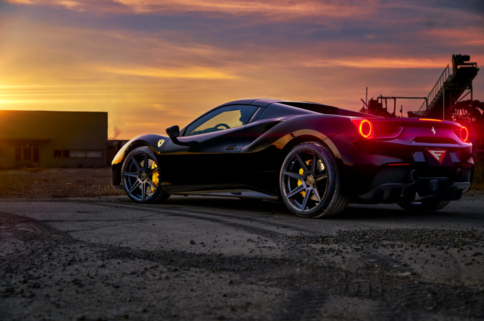  ferrari gtb fr matte black of 