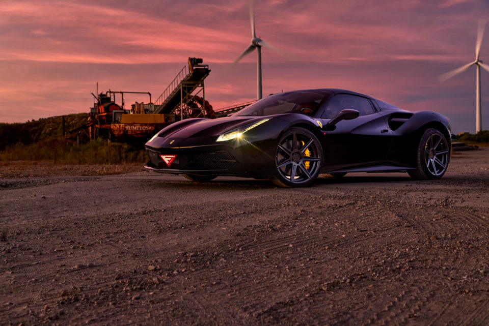  ferrari gtb fr matte black of 