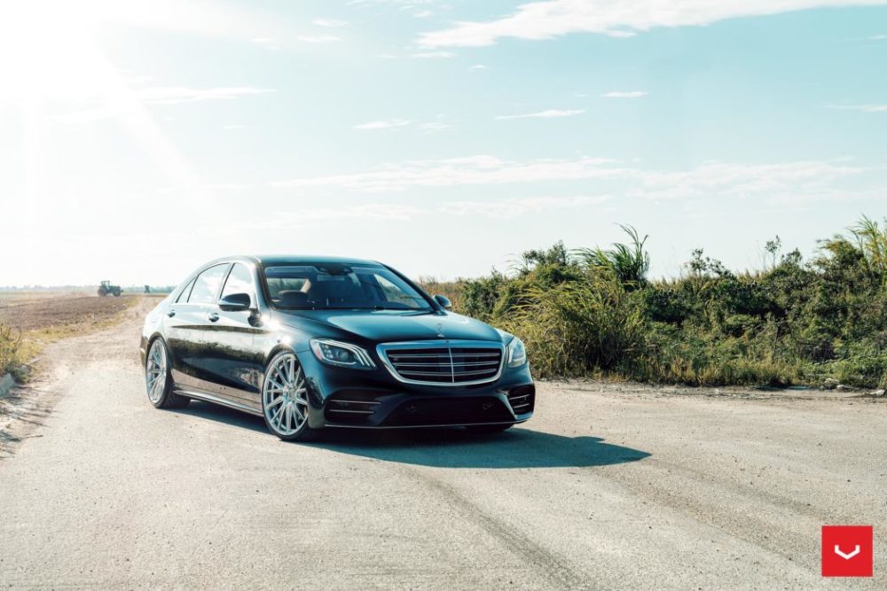 mercedes s hybrid forged series hf t vossen wheels   x