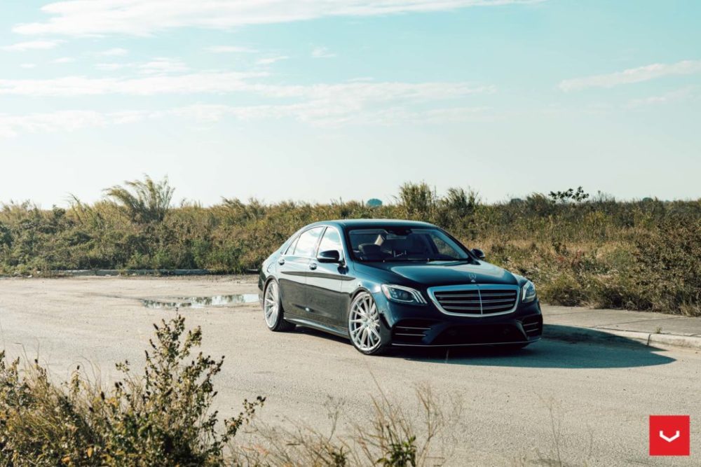 mercedes s hybrid forged series hf t vossen wheels   x