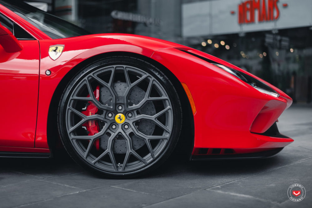 ferrari f tributo series  s  vossen wheels   x