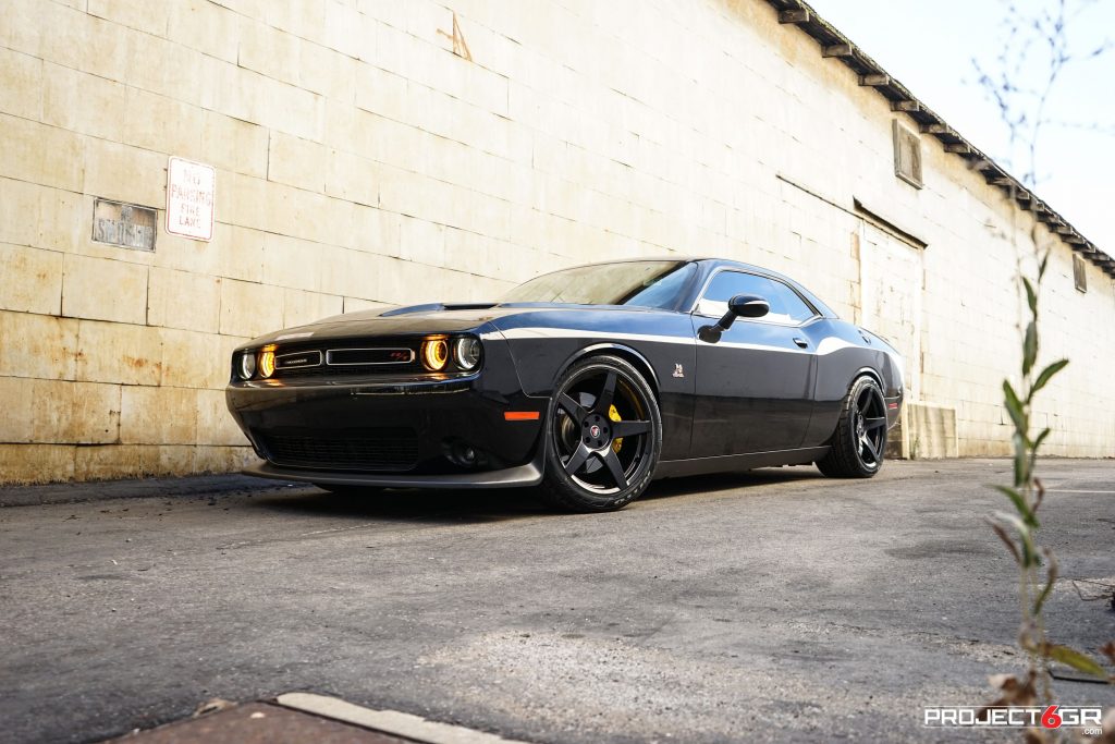 project gr five gloss black dodge challenger scat pack