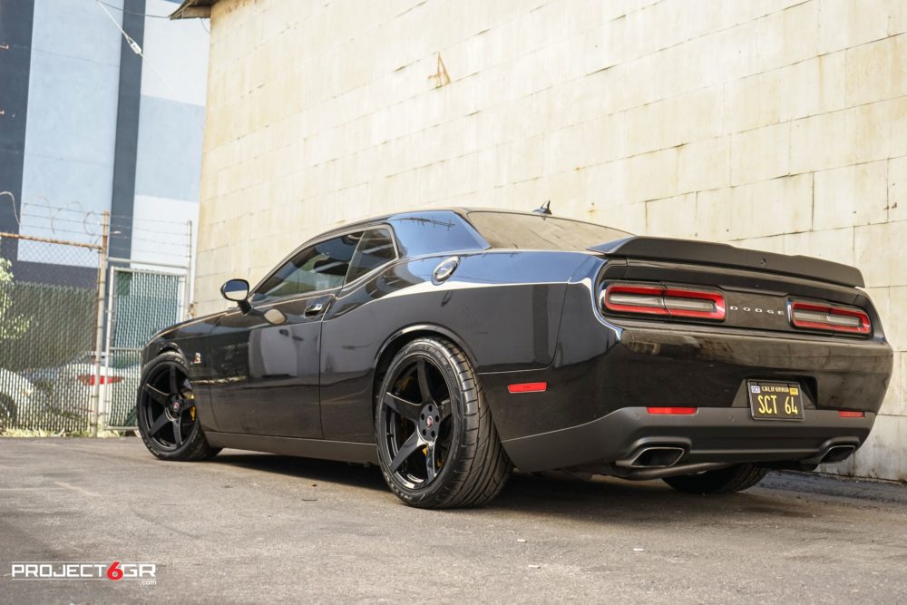 Project 6GR 5Spoke Dodge Challenger Scat Pack Driver Side Rear Wheel Stance