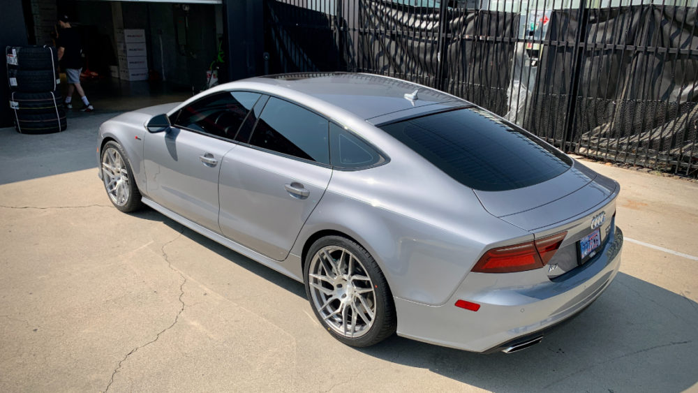 Silver Audi A7