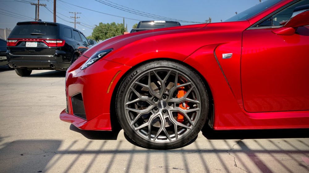 2021 Lexus RCF Wheel Fitment Front Wheel