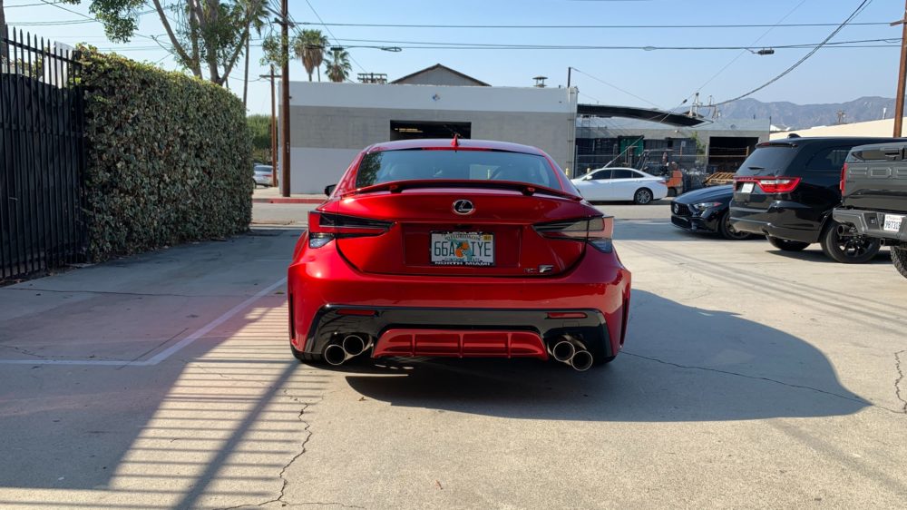 2021 Lexus RCF Exhaust