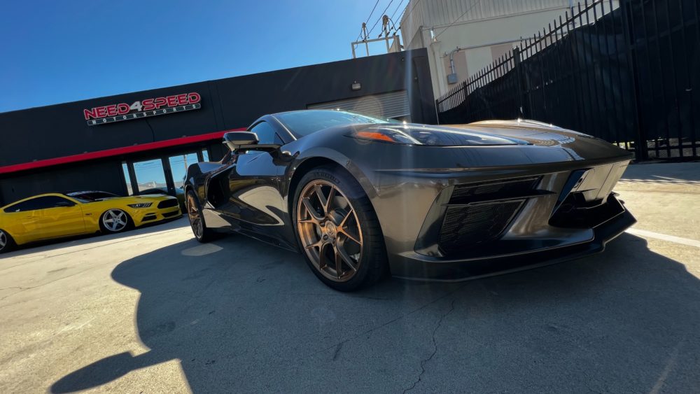 Zeus Bronze Metallic Corvette C8 VS Forged Brushed Bronze Wheel Need 4 Speed Motorsports