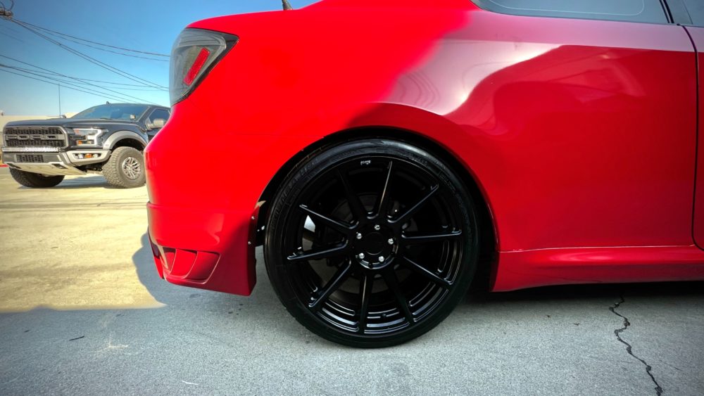 Scion tC 2005 Rear Wheel Fitment