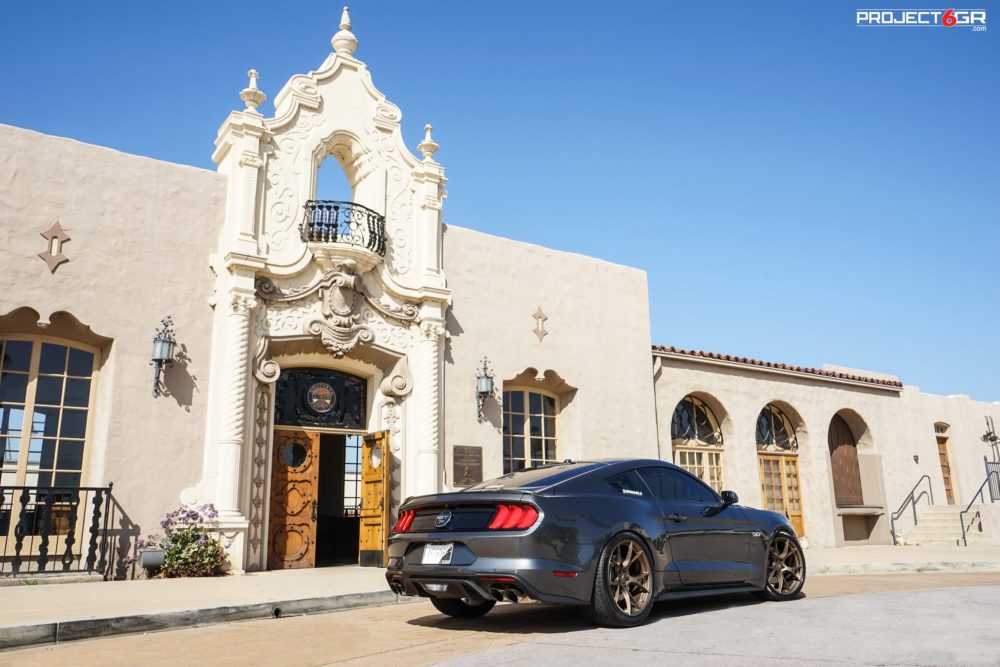 project gr  ten satin bronze ford mustang gt magentic grey