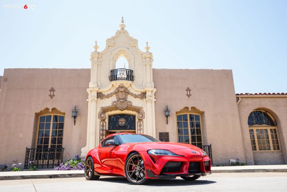 project gr  ten satin bronze wheels toyota supra