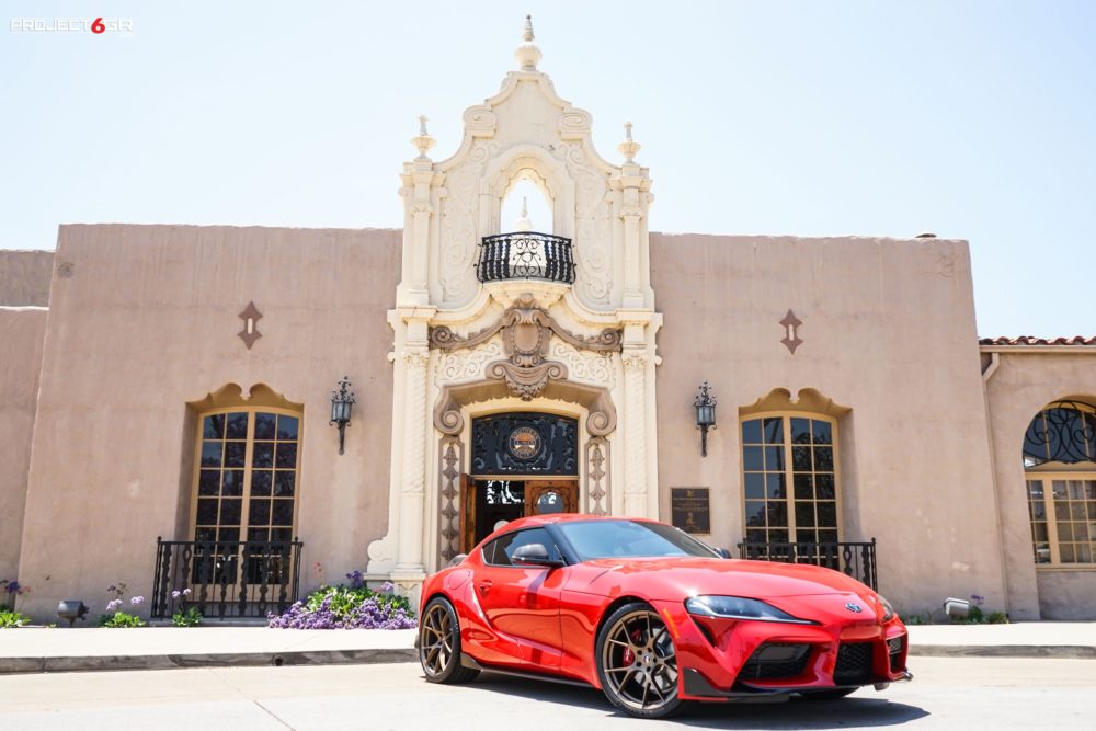 project gr  ten satin bronze wheels toyota supra