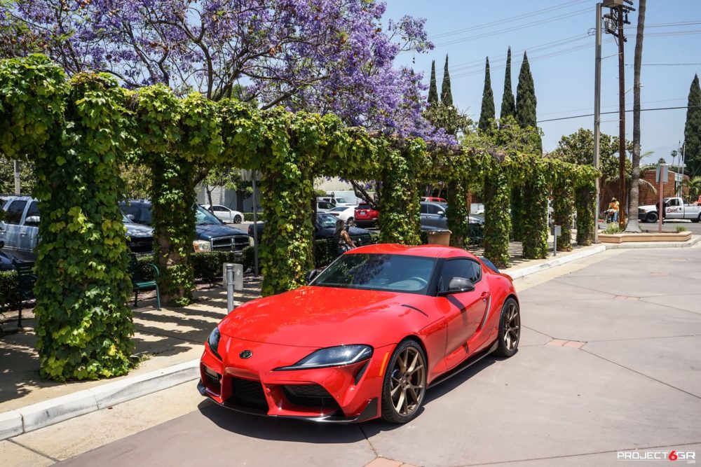 project gr  ten satin bronze wheels toyota supra